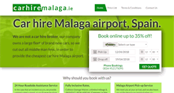 Desktop Screenshot of carhiremalaga.ie